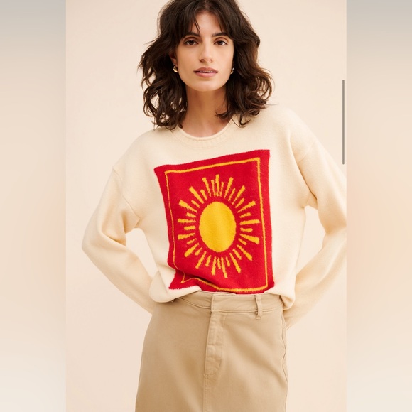 Anthropologie Sweaters - Sun Pullover Sweater (Flat White brand)